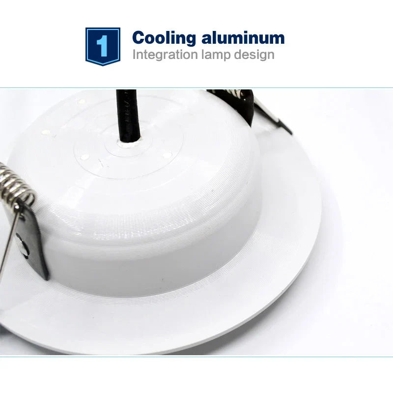 LED Downlight 12V Super Bright Recessed LED Light Dimmable 5W 7W 9W LED Spot Light LED Decoration Ceiling Lamp AC/DC 12V