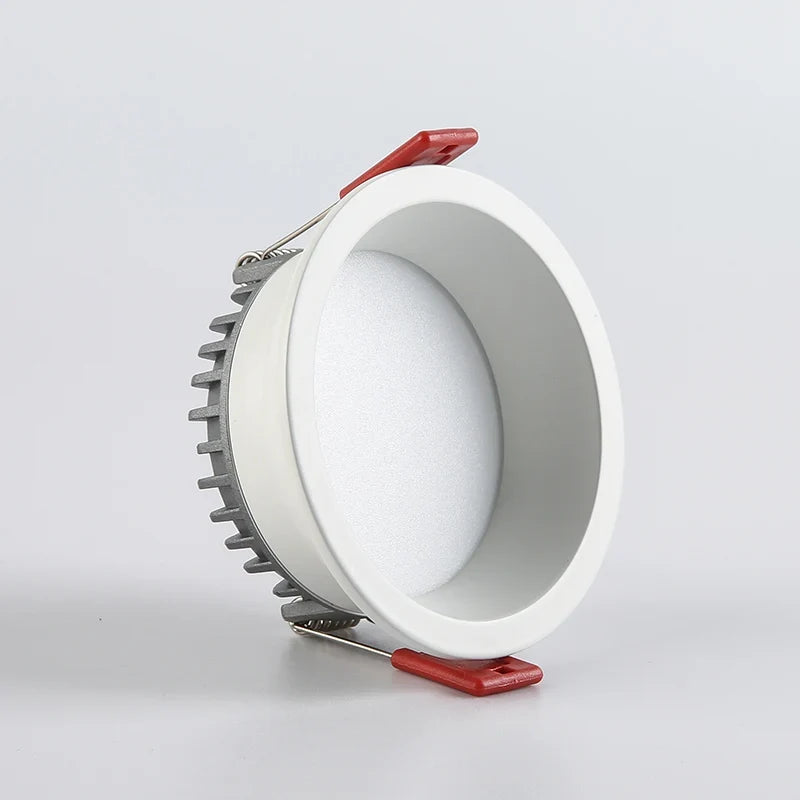Recessed Anti-glare LED COB Downlight 18W 24W Dimmable 85-265V Ceiling Lamp Spot Light 12W 15W Home Living Room Bedroom Lighting