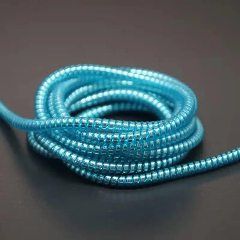1.4M Laser USB Charging Data Line Cable Protector Wire Cord Protection Wrap Cable Winder Organizer For iPhone For Xiaomi