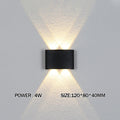 IP65 Led Wall Lamp Waterproof Interior Wall Light AC110V 220V Lndoor Outdoor Lighting For Living Room Bedroom Stairs Home Decor