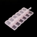 12 Compartments Plastic Rhinestone Organizer Case Nail Art Tool Jewelry Storage Box Beads Parts Containers for Craft Supplies