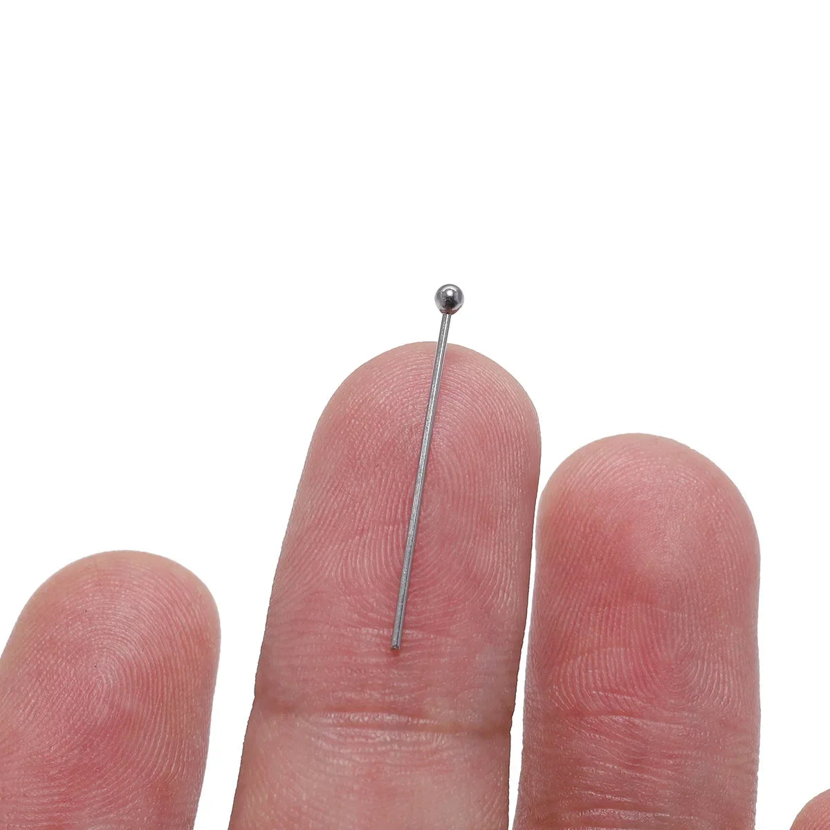 100Pcs/Lot Stainless Steel Headpin Diy Jewelry Accessories Earrings Beading Eye Pins Flat Head Pins For Jewelry Making Supplies