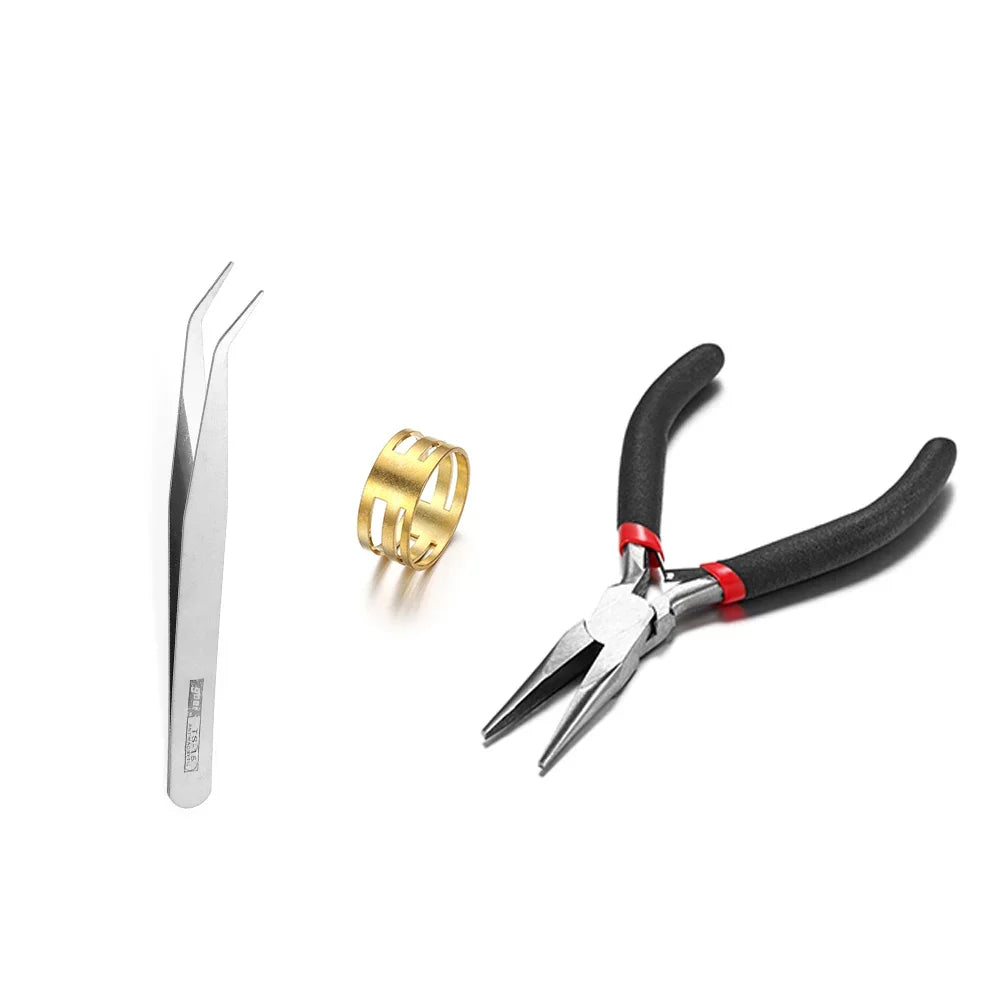Alloy Accessories Jewelry Findings Set Repair Tools Lobster Clasp Open Jump Rings Earring Hooks for DIY Jewelry Making Supplies
