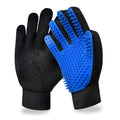 Pet Grooming Gloves 2pcs | Silicone Hair Removal and Massage Gloves, Handheld Hair Remover for Cats and Dogs