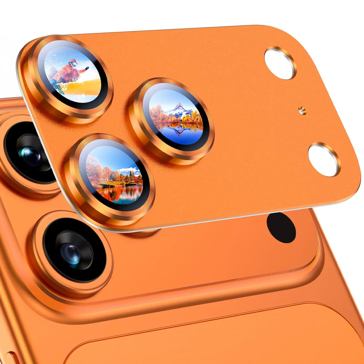 Metal Tempered Glass Camera Protector for iPhone 17 Pro Max Lens Protection For iPhone 17 Pro Air Phone Lens Cover Accessories