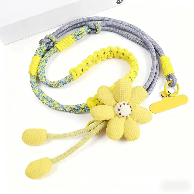 Creative Cartoon Mobile Phone Universal Lanyard Crossbody Long Rope Lanyard Rope Cartoon Decorative Pendant Outdoor Accessories
