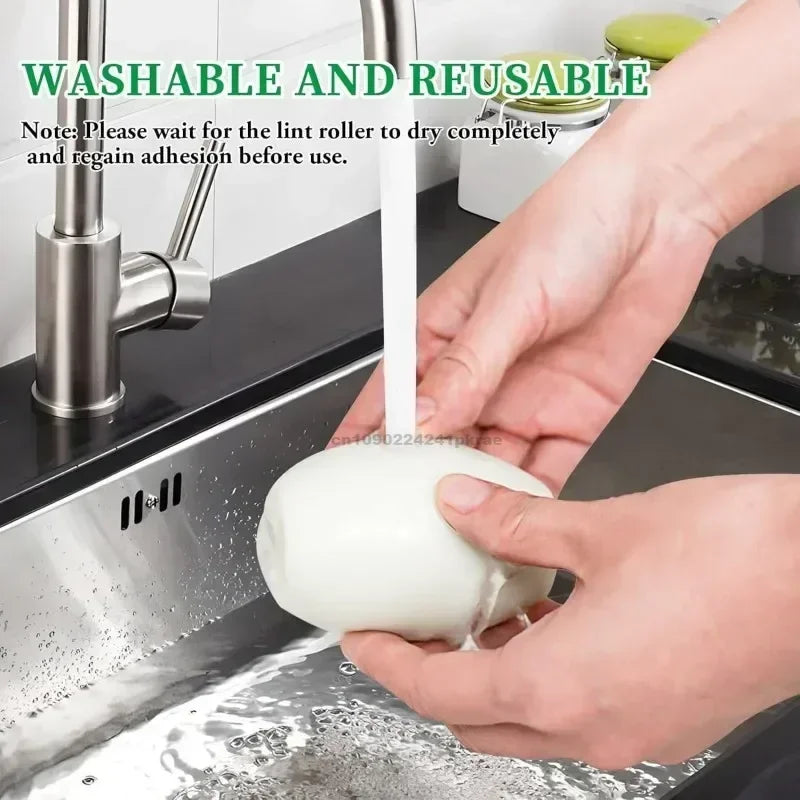 Reusable Pet Hair Remover Roller Washable Fur Remover for Clothes Lint Cleaner for Cats Dogs Portable Animal Hair Removal Tool