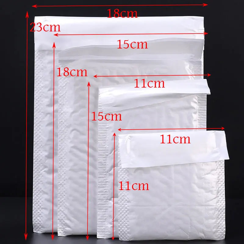 10-100pcs Waterproof Pearl Film Bubble Padded Self Seal Protectived Shipping Shock Resistant Lightweight Mailers Fragile Parcels