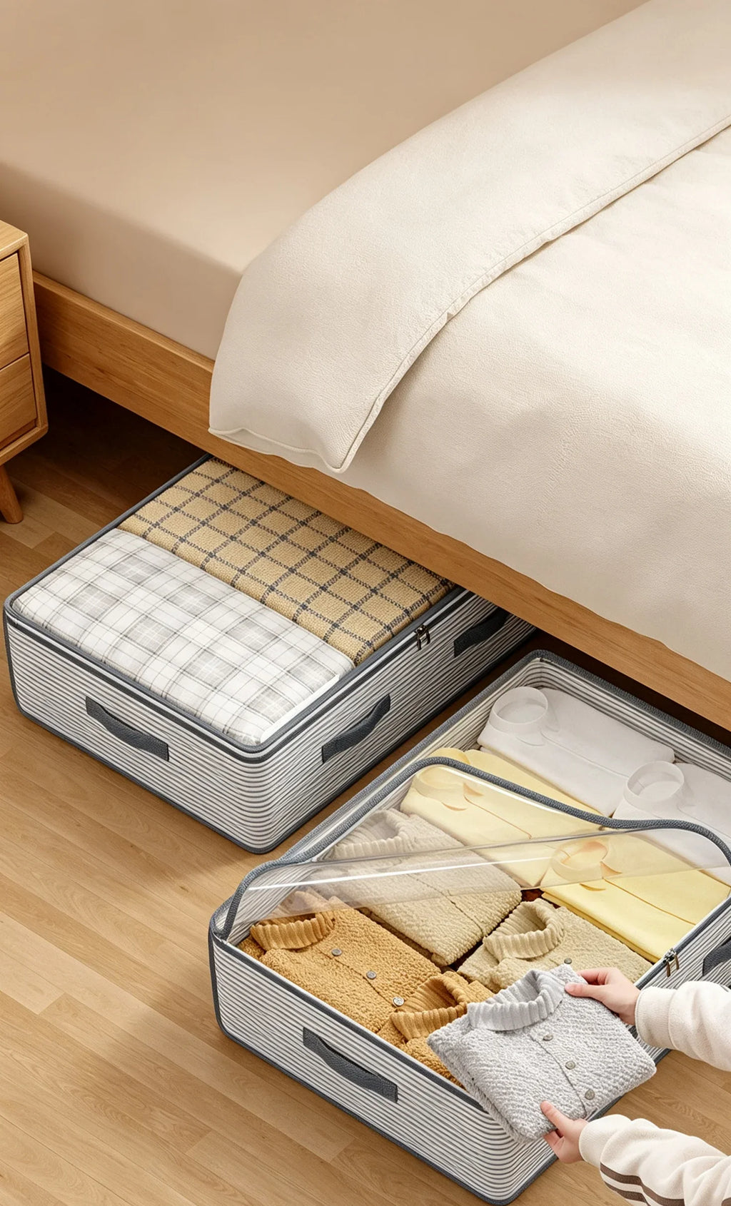 1pc Home Under-bed Garbage Bag for Clothes