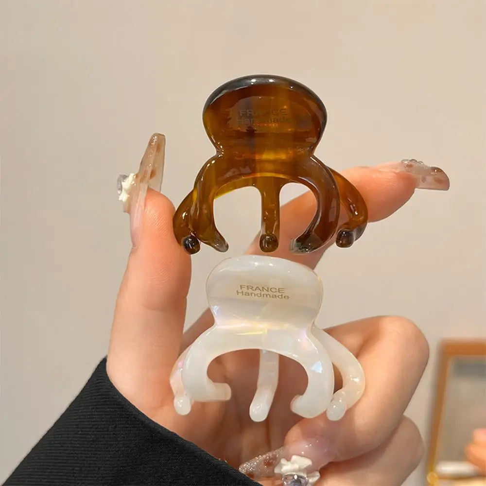 Fashion French Hair Claw Clips Elegant Retro Crab Shark Clip Acetate High Ponytail Holders for Women Girls