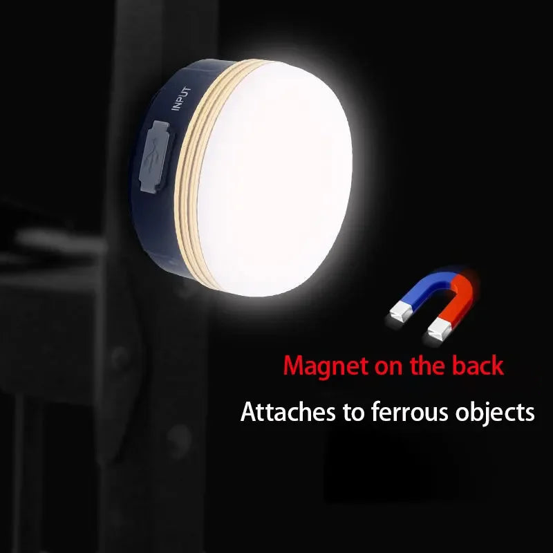 3 Lighting Modes Camplights LED Lantern Portable Camping Light Hanging Outdoor Tent Home Emergency Lamp with Magnet