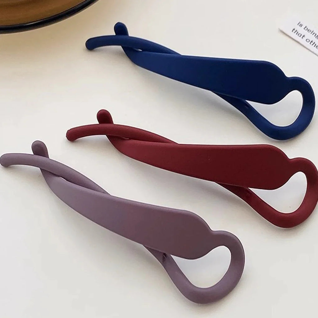 6 Pcs Banana Hair Claw Clips for Women Matte Jaw Clamps Hair Accessories for Thick Thin Fine Hair Strong Hold