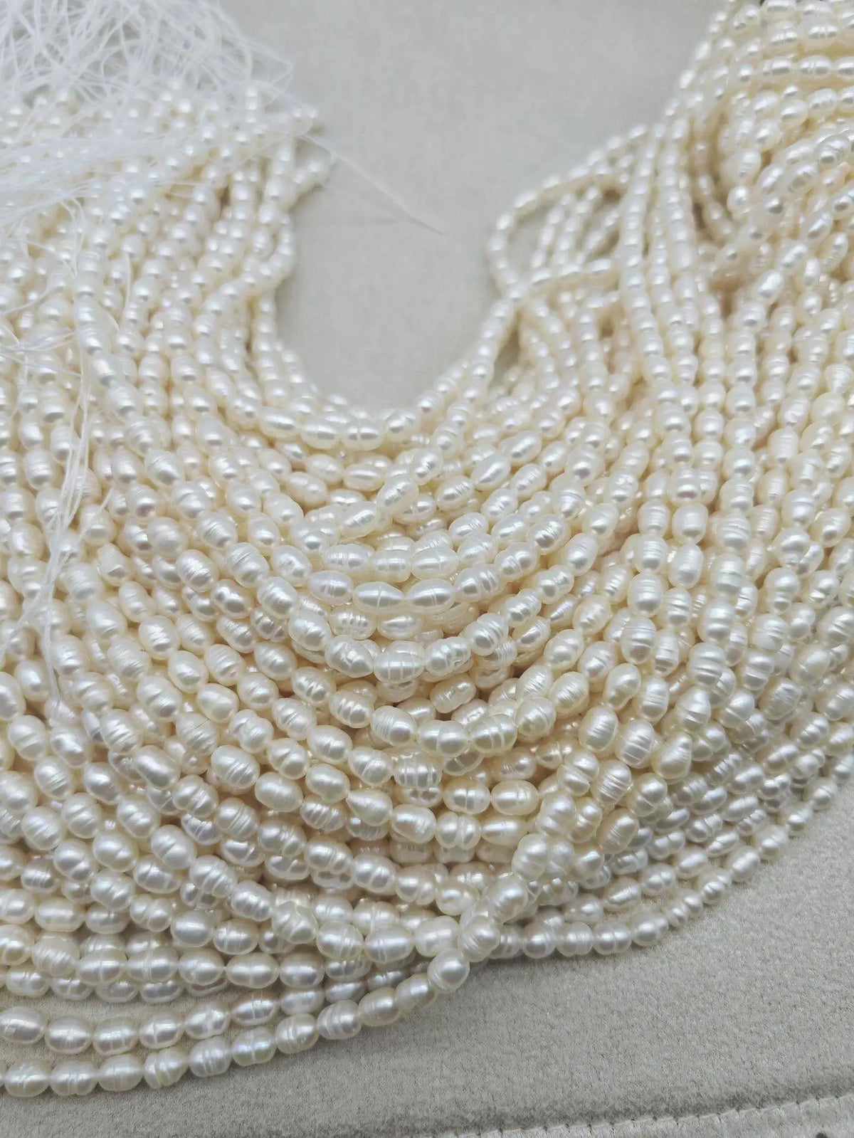 SG Rice A Quality Natural Freshwater Pearls 5-6Mm Loose Spacer Beads For Jewelry Making Supplies DIY Women Necklace Bracelet