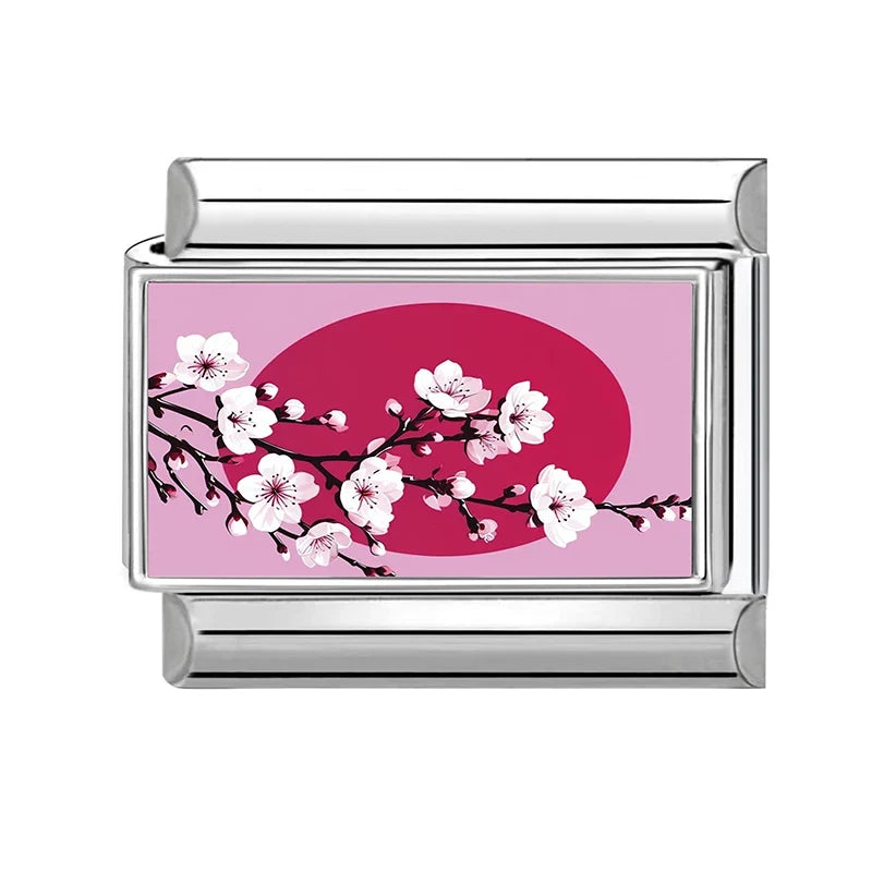 New 2026 Women's Fashion Caution You Might fall in love Me Italian Charms Links Fit 9mm Stainless Steel Bracelet Making Jewelrys