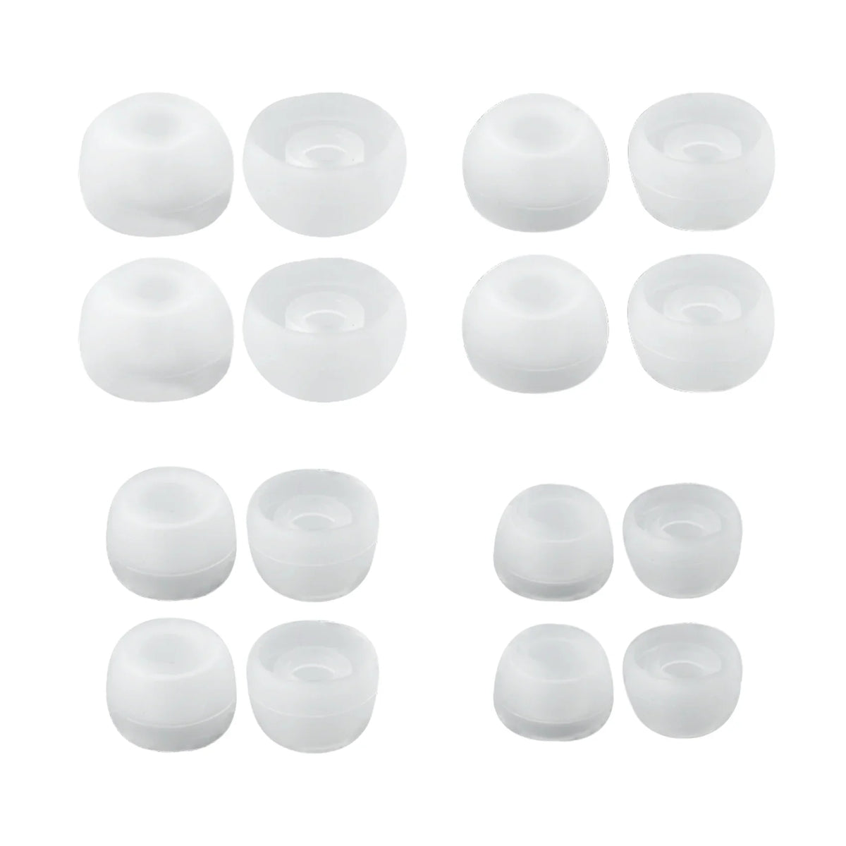 KBEAR 4540 Coffee Silicone Eartips Ergonomically Designed Earcap Optional XS/S/M/L Size and Combination Set Comfortable Earmuffs