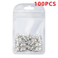 200/50PCS 3D Nail Rhinestones Flat Back Mini Diamond Stone Gems Glass Clear Crystal Nail Art Charms DIY Manicure Accessories