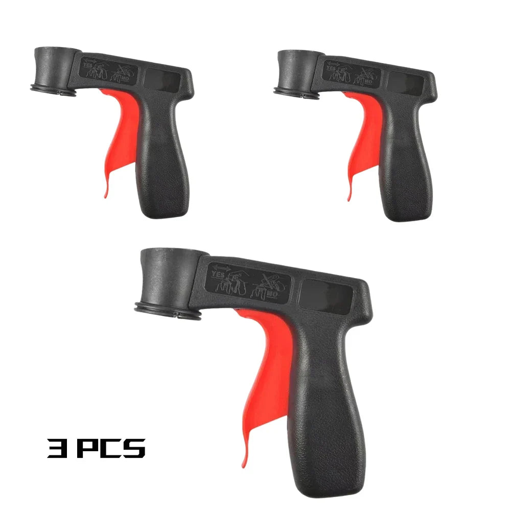 1 Pcs Plastic Portable Spray Paint Handle, Universal Reusable Car Color Changing Film Pasting Self Spraying Hand Spray Gun