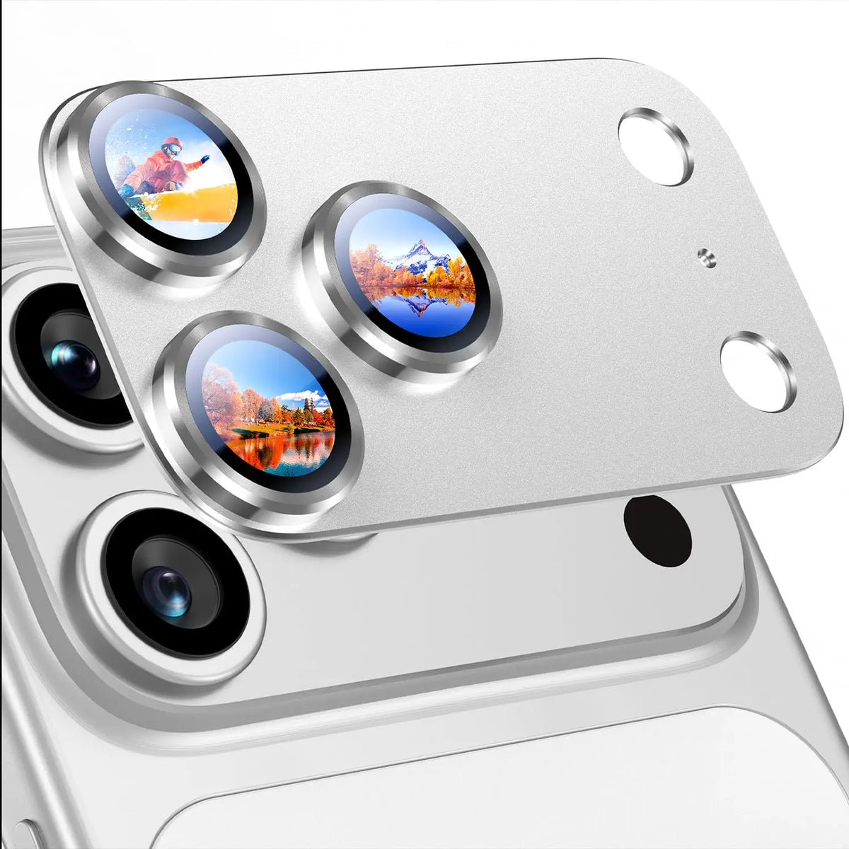 Metal Tempered Glass Camera Protector for iPhone 17 Pro Max Lens Protection For iPhone 17 Pro Air Phone Lens Cover Accessories
