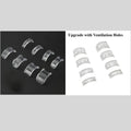 8 Sizes Silicone Invisible Clear Ring Sizer Anti-Loss Proof Invisible Ring Holder Retainer Shrinker for Large Rings
