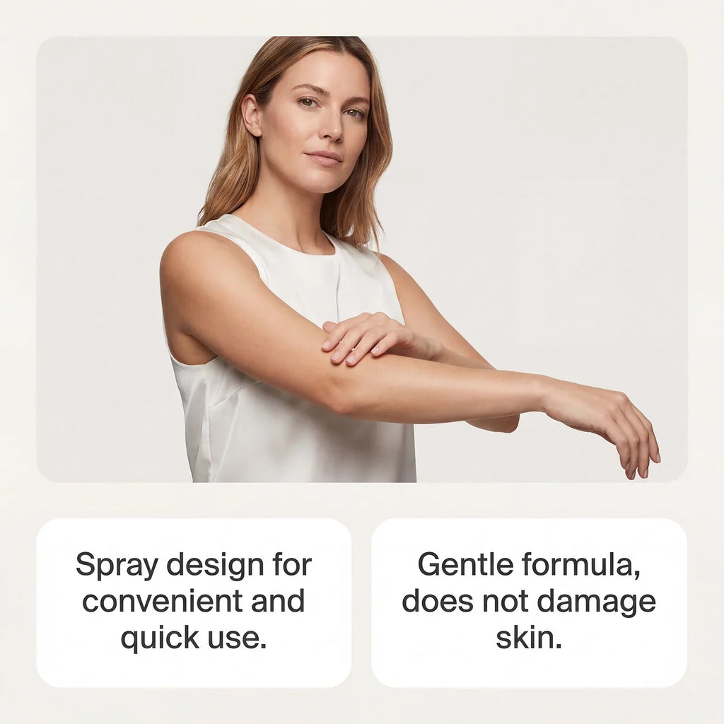 Mild Hair Removal Spray, Painless, Gentle & Refreshing, Full Body Use, Portable & Easy to Operate, Ideal for Summer