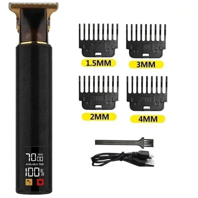 2026 Hot T9 Electric Haircutting Machine Cordless Hair Cutting Shears Professional Men's Shaving Tools Men's Haircutting Shears