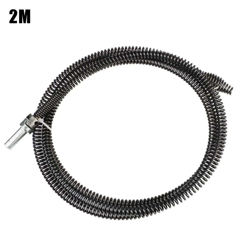 Bathroom Kitchen 1-3M Spring Pipe Sewer Unblocker Pipe Dredging Tool Sinks Basin Pipeline Clogged Remover Tools Drain Cleaner