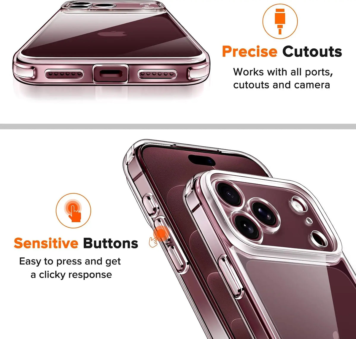 Ultra Thin Clear TPU Phone Case For iPhone 18 17 16 15 14 13 12 11 Pro Max 7 8 Plus X XR XS Max Transparent Silicone Back Cover