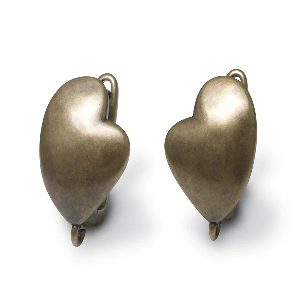1 Pair NEW Cross Antique Bronze Brass Earring Clasps Hooks Accessories For DIY Woman Earring  Jewelry Making Supplies