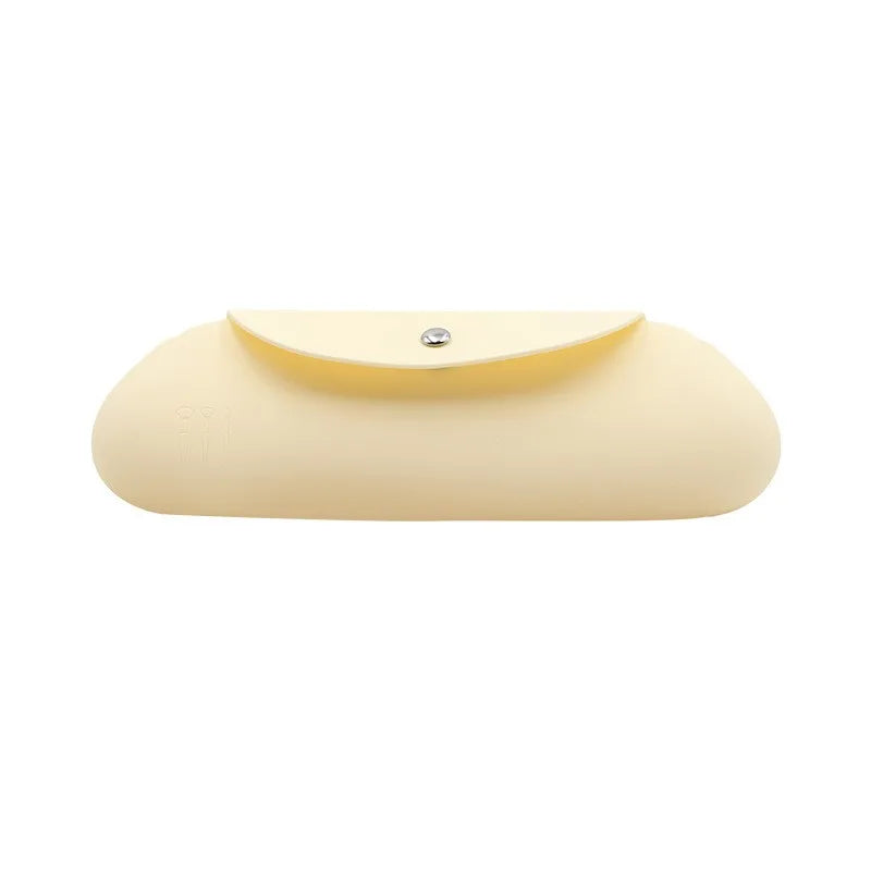Silicone Travel Makeup Brush Holder - Anti-fall Out, Portable and Sleek Organizer for Cosmetic Face Brushes