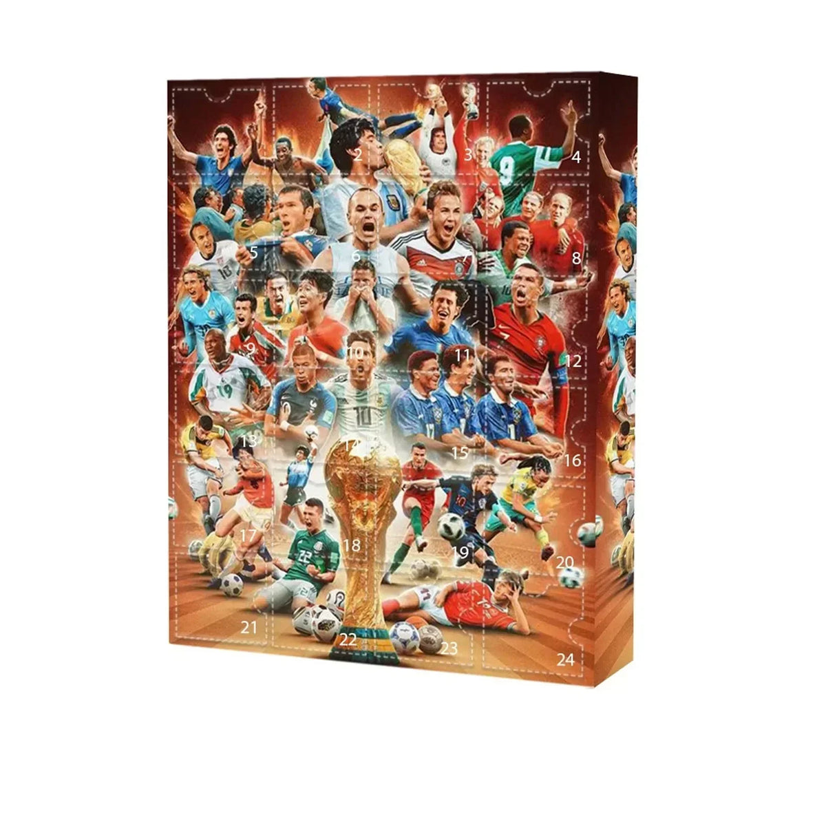 1/2/3PCS Soccer Advent Calendar 2024 Sports Christmas Advent Calendar Xmas Countdown Calendar Surprise Gifts for Soccer Fans