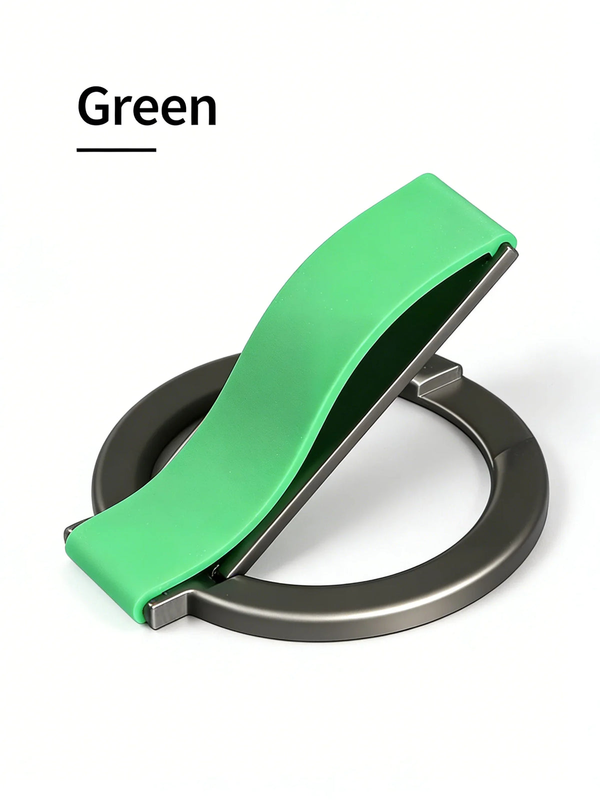 2025 innovative design aluminum alloy magnetic mobile phone ring holder, 360° rotation, 120° swing, suitable for iPhone 12+