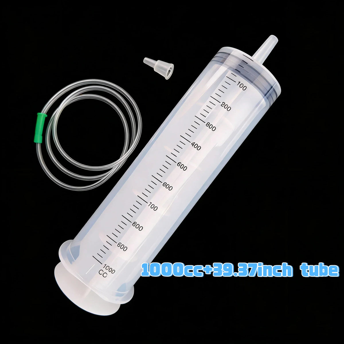 Versatile Oil Pump Syringe with 20ml-1000ml Capacities Including Needle Tube and 1m Soft Tube