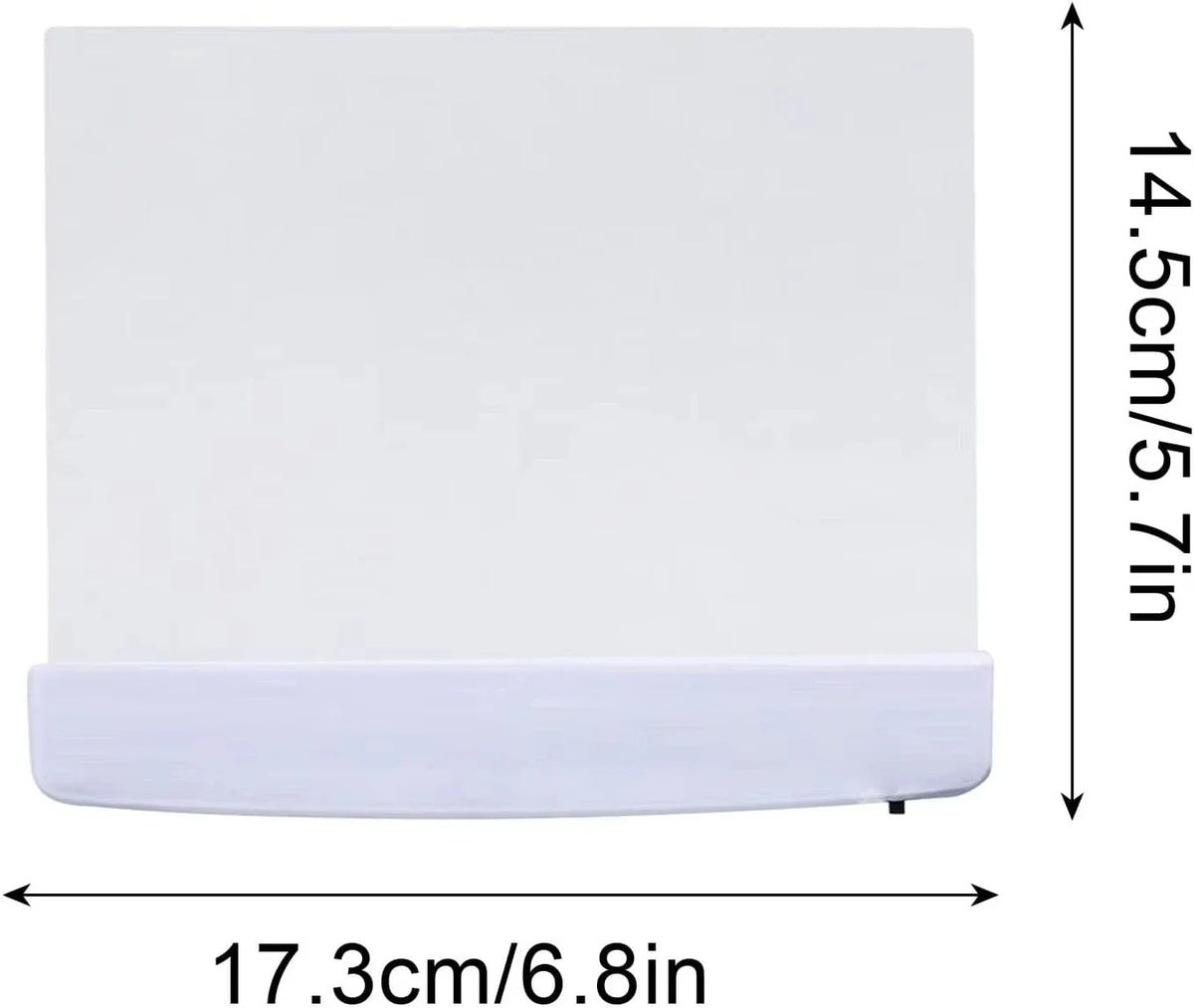 LED Book Light Eye Caring Flat Plate Panel Bookmark Light Portable Study Tools Night Vision Reading Lighting For Car Travel Bed