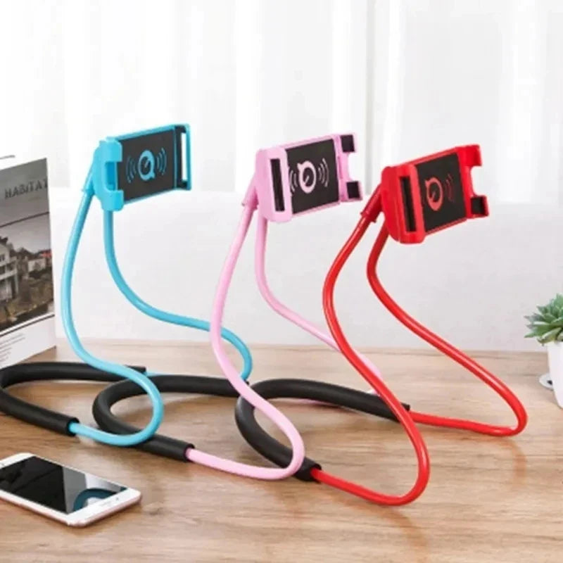 Lazy Neck Mobile Phone Holder Flexible Neck Lazy Necklace Tablet Holder Stand For Cellphone Tablets for iPhone Huawei Xiaomi