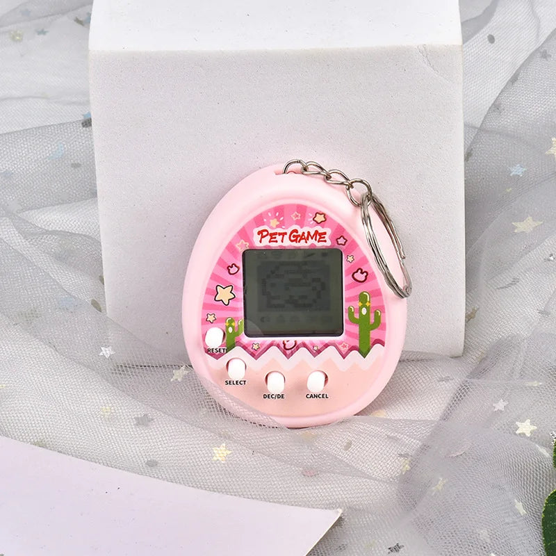 Electronic Pets Game Toys Keychain Virtual Cyber Digital Animals Toys Nostalgic Game Machine For Kids Child