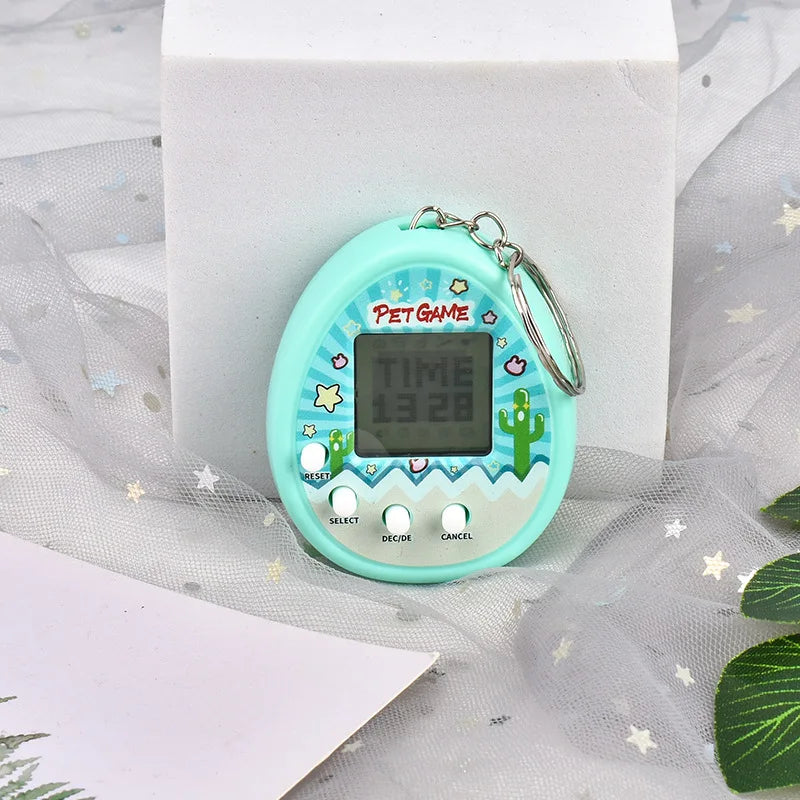 Electronic Pets Game Toys Keychain Virtual Cyber Digital Animals Toys Nostalgic Game Machine For Kids Child