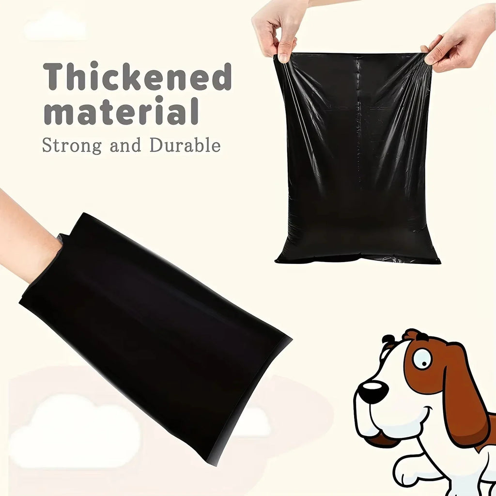 Dog Poop Bags, Portable Pet Waste Bags, Durable And Leak Proof Pet Garbage Bags, Pet Cleaning Supplies 15 Bags/ Roll