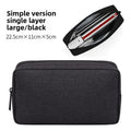 Travel Essentials Pouch Organizer for USB Cables Earphones Gadgets Storage Bag Digital Accessories Makeup Cover Devices