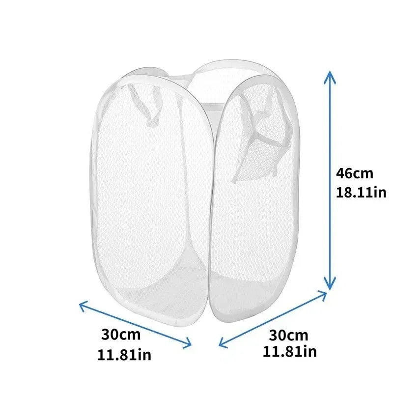 Household Dirty Clothes Basket Foldable Storage Basket University Dormitory Living Room Storage Bucket Laundry Bag