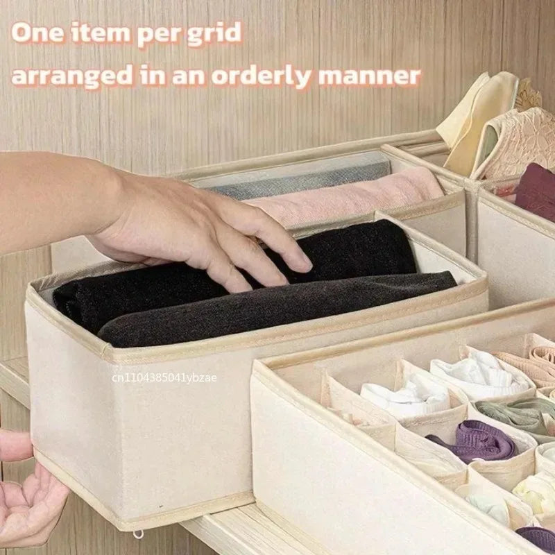 Closets Clothes Organizer Pants Jeans Storage Box Cabinet Drawer Organizer Underwear Socks T-Shirt Wardrobe Storage Organizers