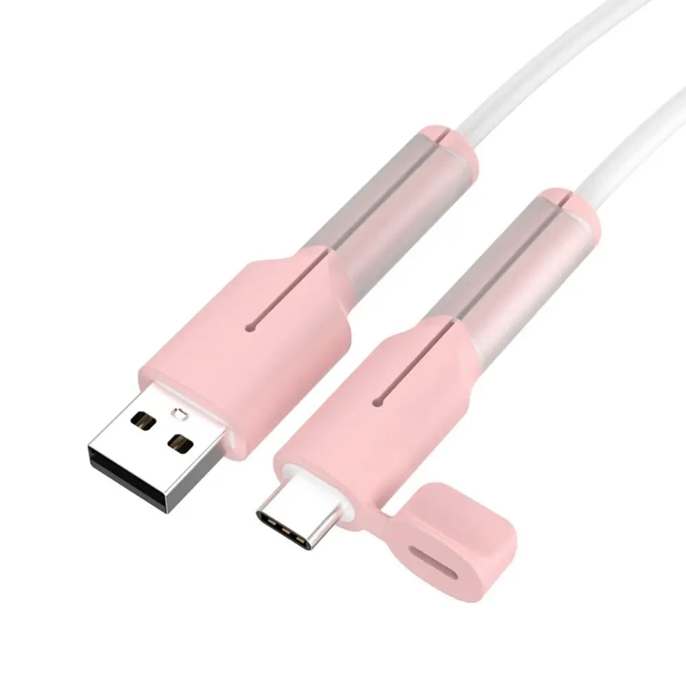 Type C Charger Cable Protector Cord Saver Dustproof Cover Charger Cable Protective Cap Accessories Silicone Silicone Cover