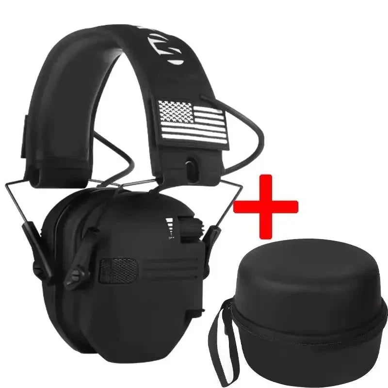 Shooting Hunting Electronic Earmuffs Active Noise Cancelling Protect Hearing Tactical Headset NRR22 EMI Filtering Sound Amplify
