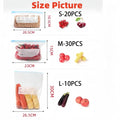 Reusable Food Storage Bags with Zipper, Leak-Proof & Airtight Kitchen Freshness Bags ,Refrigerator Fresh Wrap