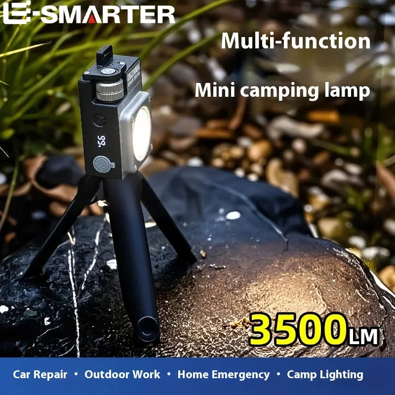 COB Camping Light with Magnetic Hook Emergency Charger, IPX4 Waterproof  Camping Lantern LED Light for Outdoor