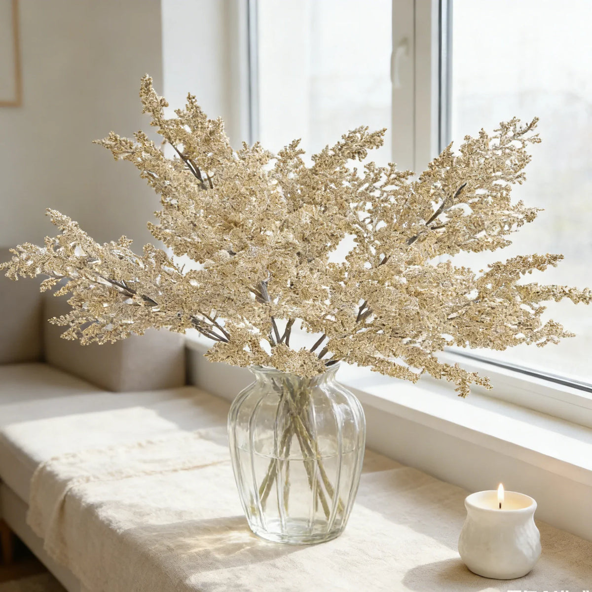 Silk Artificial Plants Grass Valentine's Wedding Home Room Table Vase Decora Wreath Bridal Bouquet Outdoor Ysrd Garden Diy Gifts
