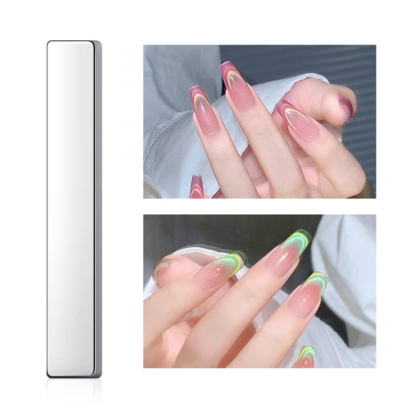 1Pcs Superconducting Magnetic Cat Eye Nail Tool Love Magnet with Special Nail Oil Glue for Salon-quality Nail Care at Home