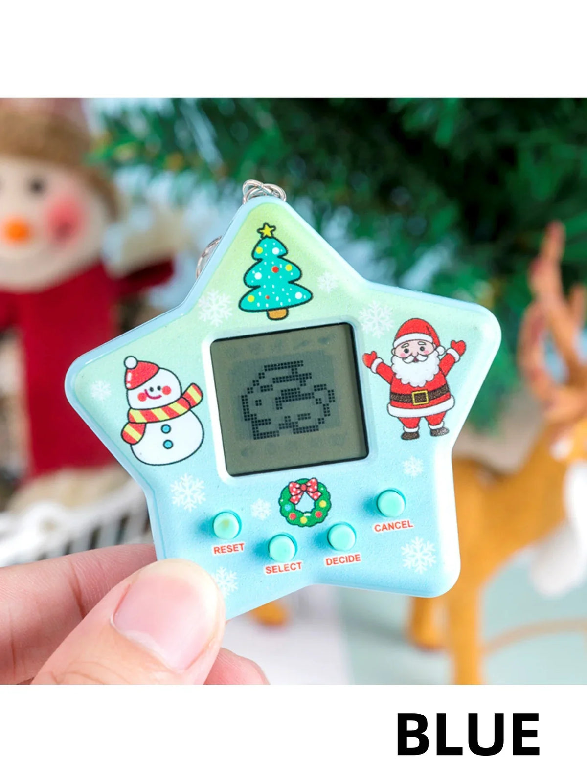 Electronic Pets Game Toys Keychain Virtual Cyber Digital Animals Toys Nostalgic Game Machine For Kids Child