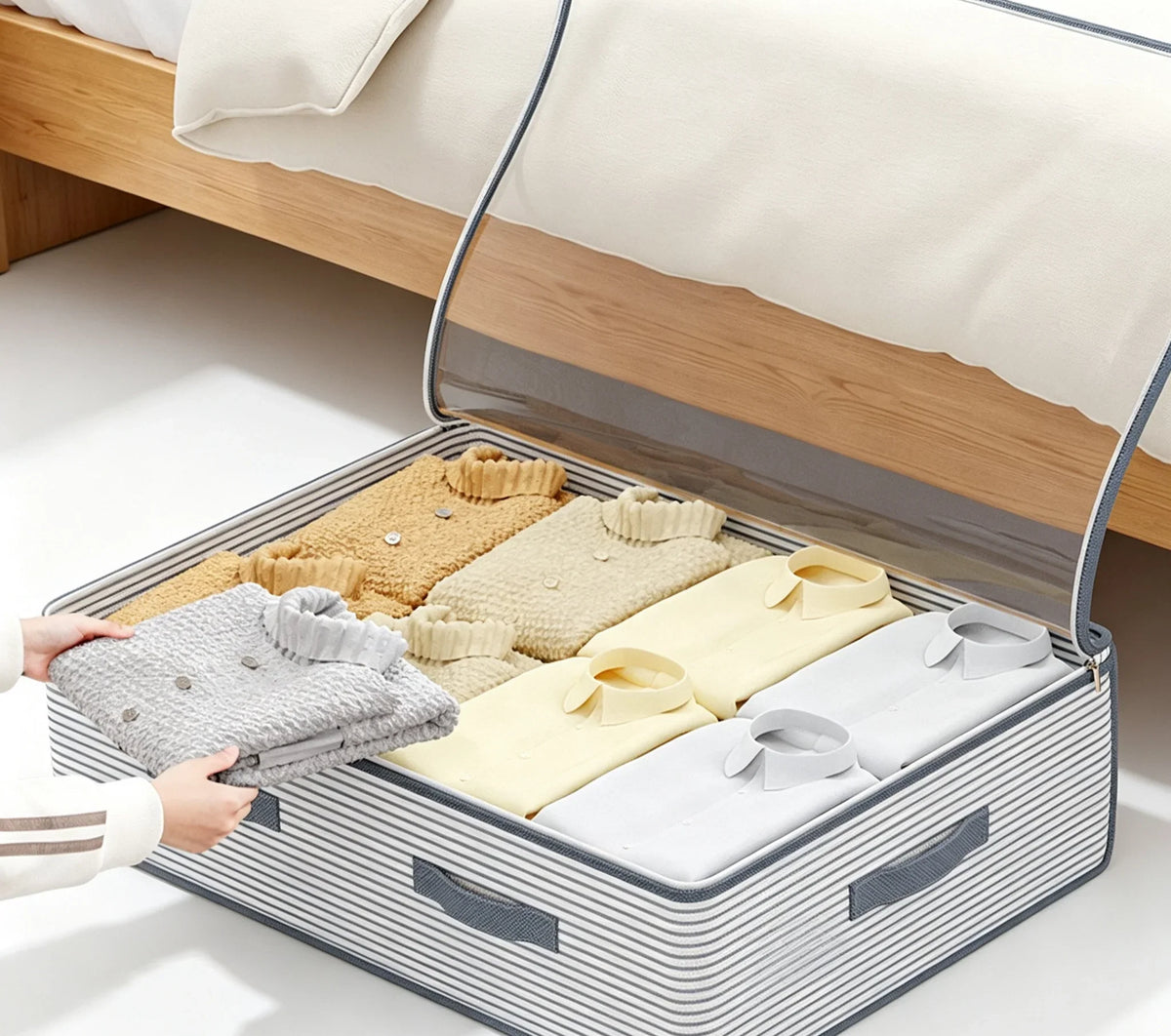 1pc Home Under-bed Garbage Bag for Clothes