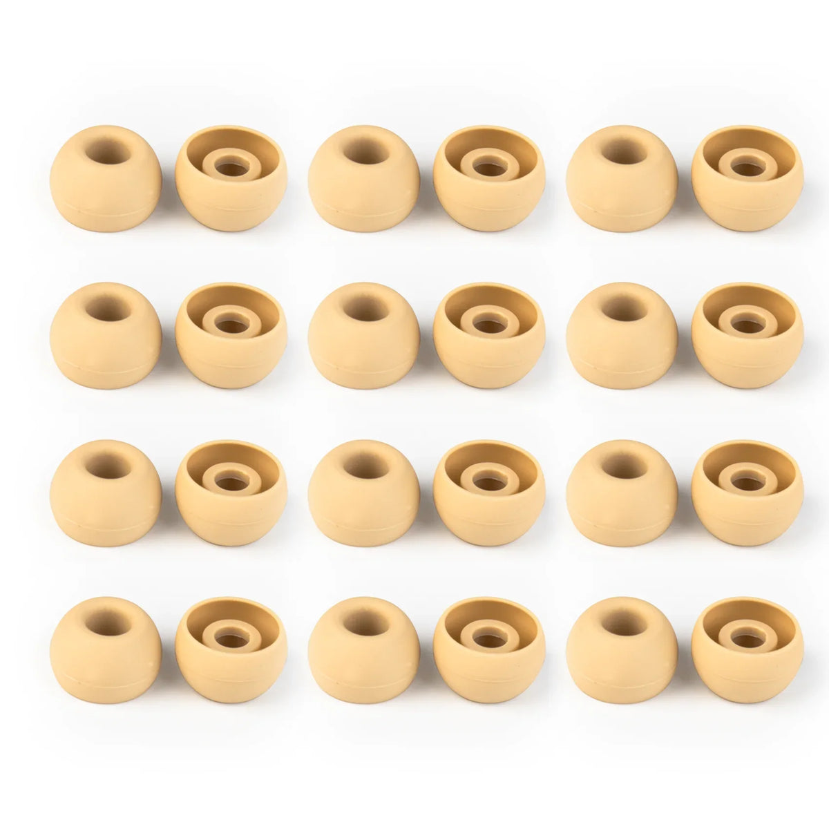 KBEAR 4540 Coffee Silicone Eartips Ergonomically Designed Earcap Optional XS/S/M/L Size and Combination Set Comfortable Earmuffs