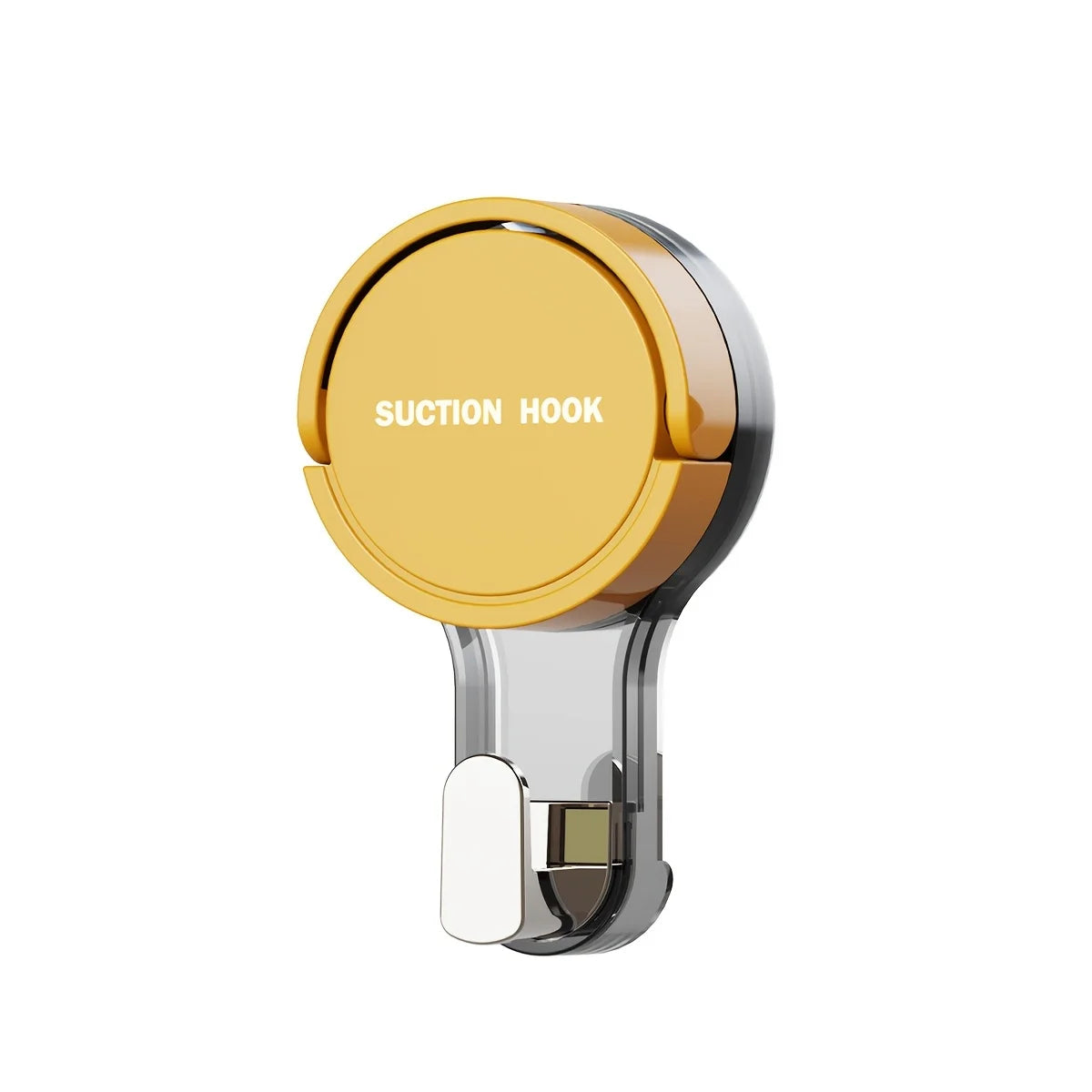 1/2pcs Contemporary Suction Cup Hooks Wall Mount No-Drill Vacuum Sealed Hooks for Towels Kitchen Bathroom and Home Organization